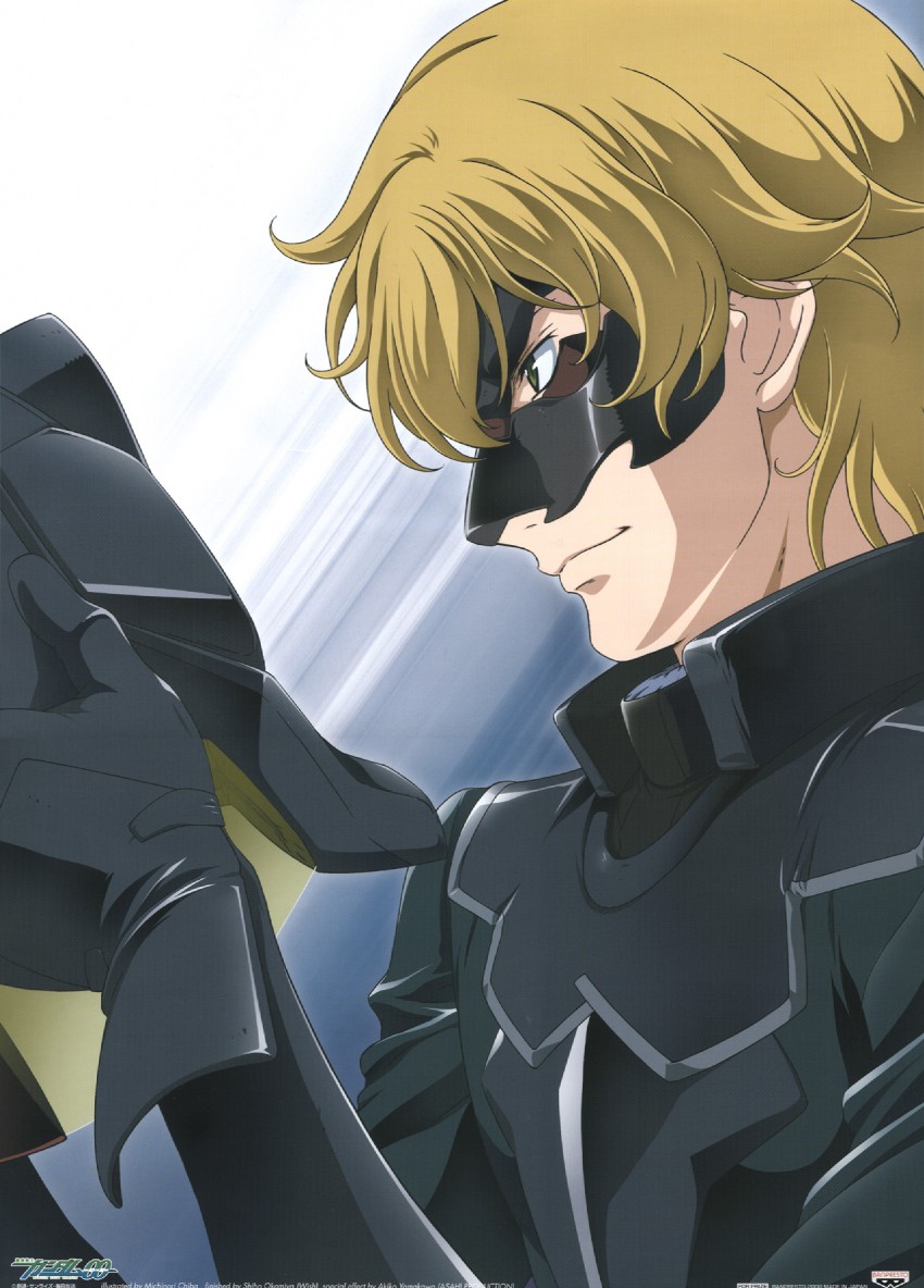 graham aker and mister bushido (gundam and 1 more) drawn by chiba_michinori