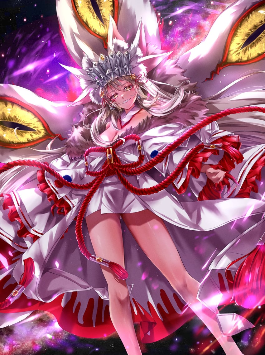 tamamo and koyanskaya (fate and 1 more) drawn by kikugawa_roku