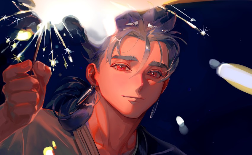 cu chulainn (fate and 1 more) drawn by taro-k