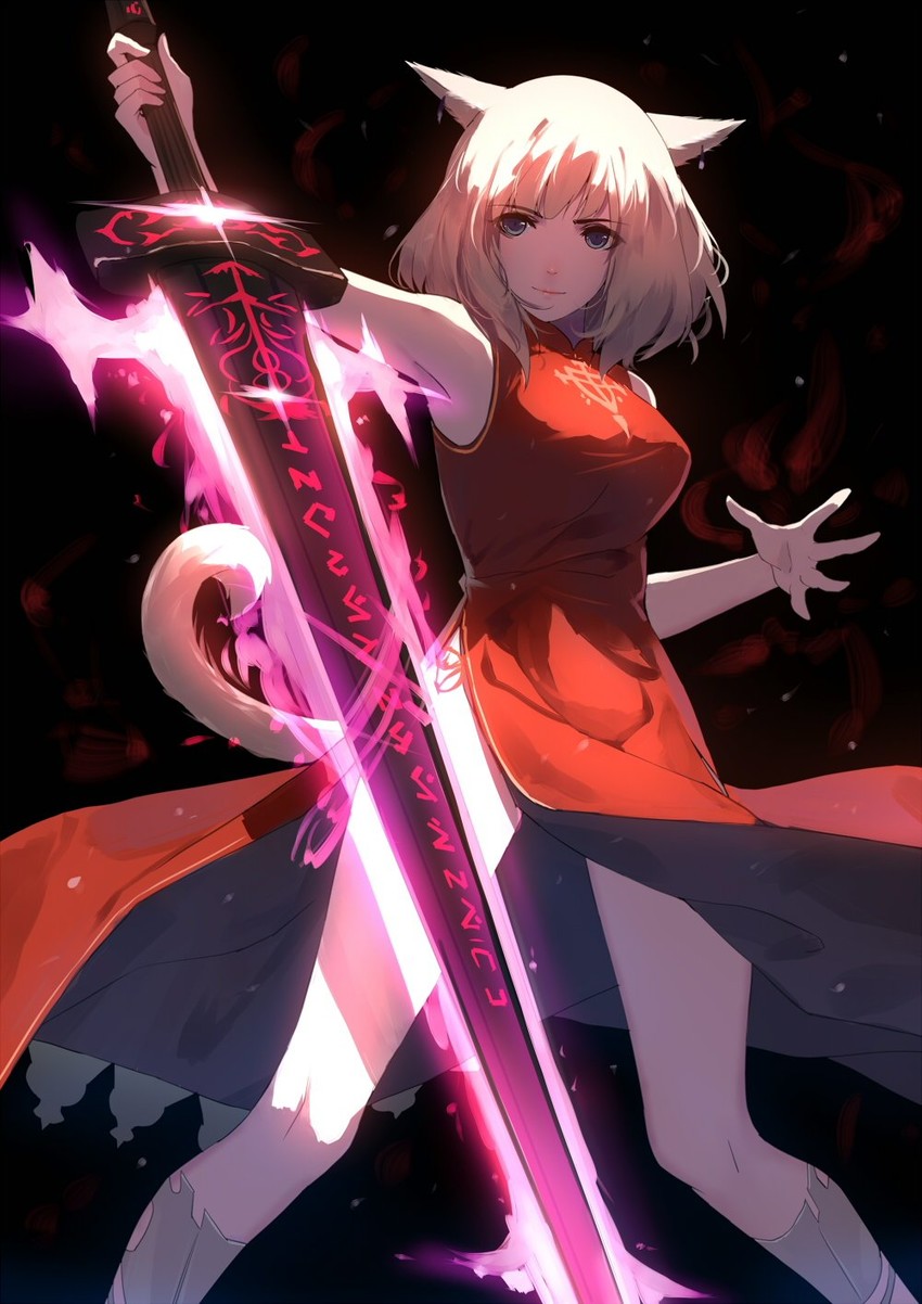 warrior of light (final fantasy and 1 more) drawn by caidychen