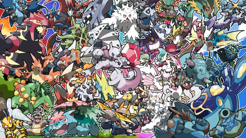 gardevoir, charizard, lucario, gengar, mega gardevoir, and 89 more (pokemon) drawn by blacknirrow