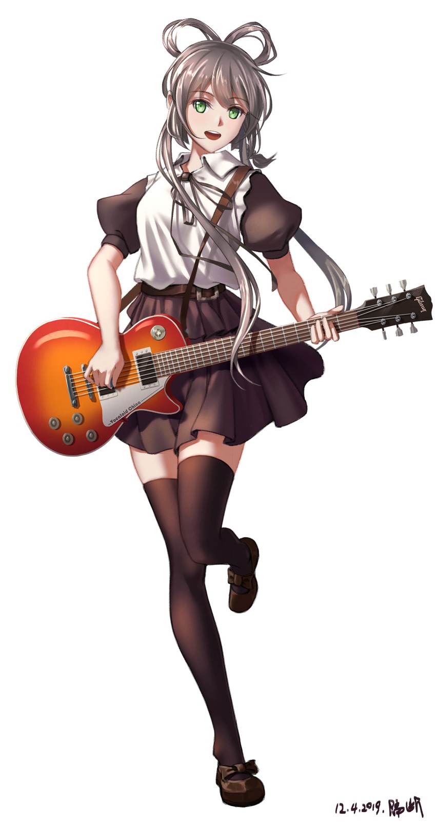 luo tianyi (vocaloid and 1 more) drawn by geduan