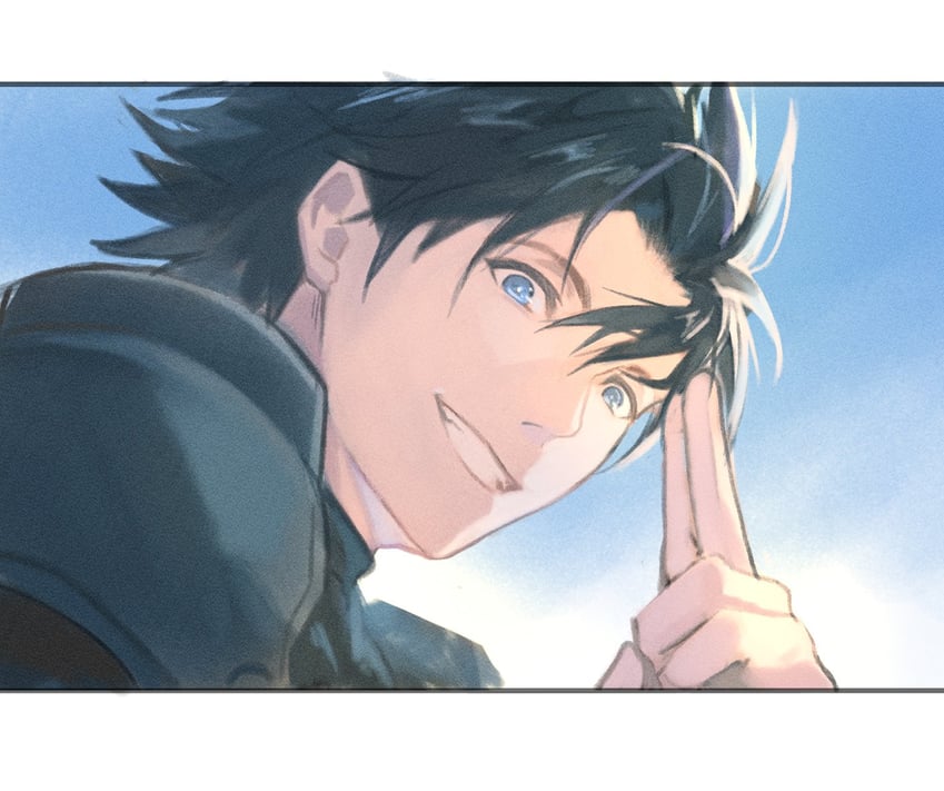 zack fair (final fantasy and 2 more) drawn by garbage_paper