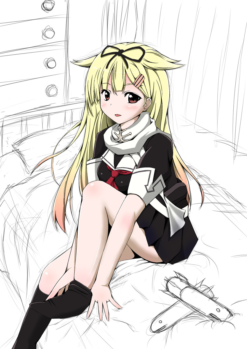 yuudachi and yuudachi kai ni (kantai collection) drawn by kuria_(clear_trip_second)