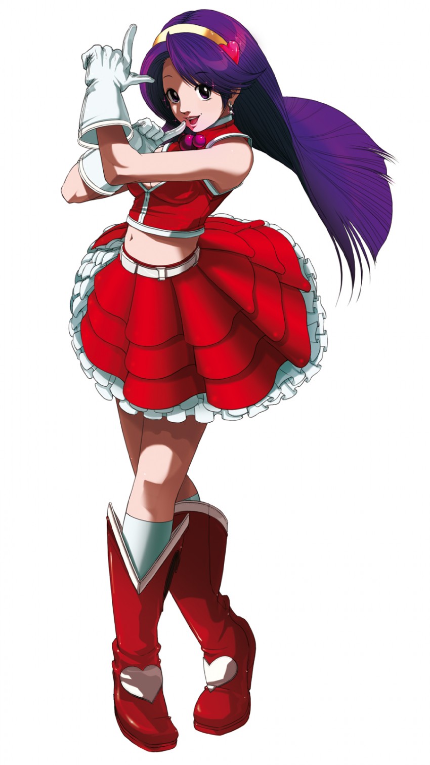 asamiya athena (the king of fighters and 1 more) drawn by falcoon