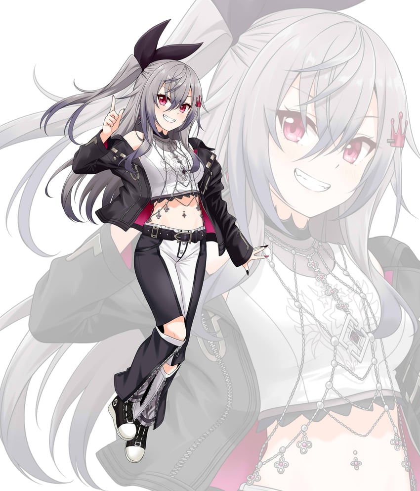 isaki riona (hololive and 1 more) drawn by felutiahime