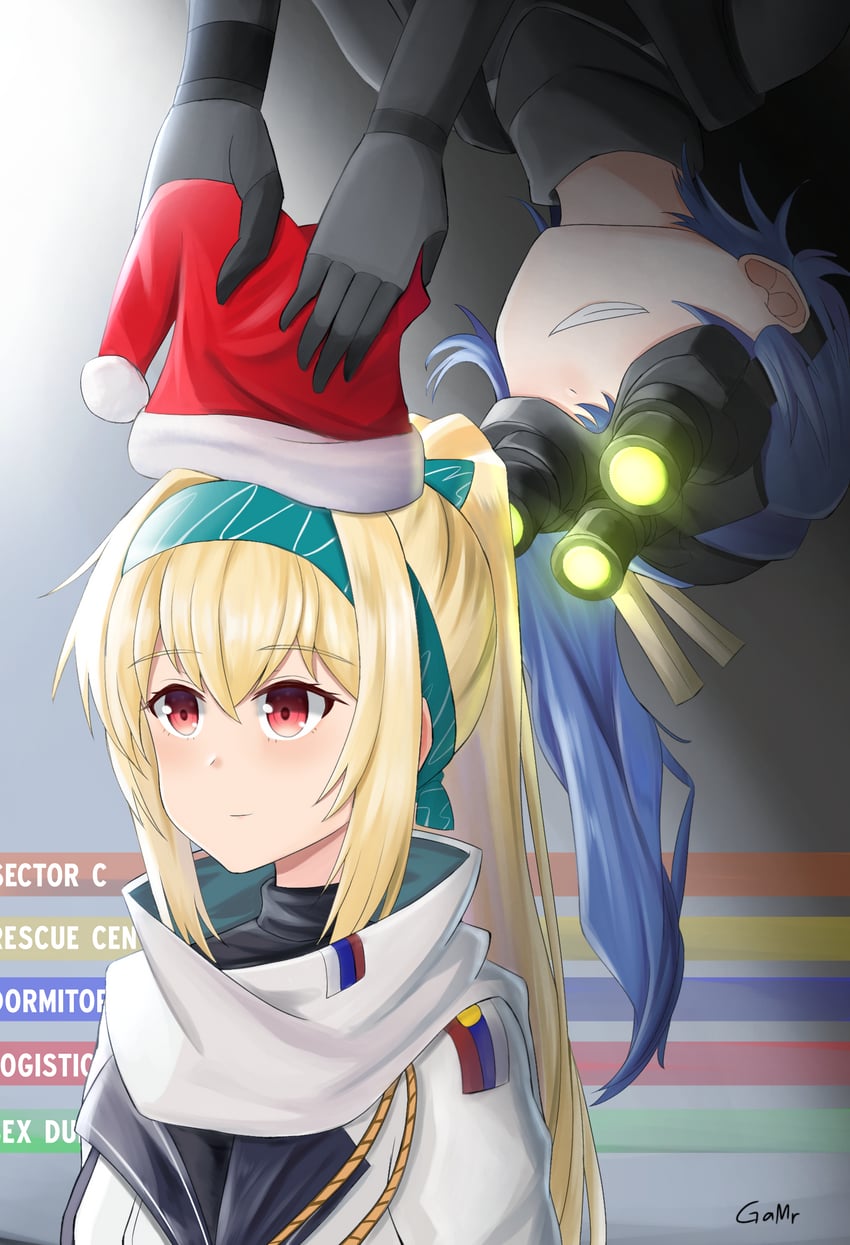 sv-98 and k11 (girls' frontline and 1 more) drawn by gamryous