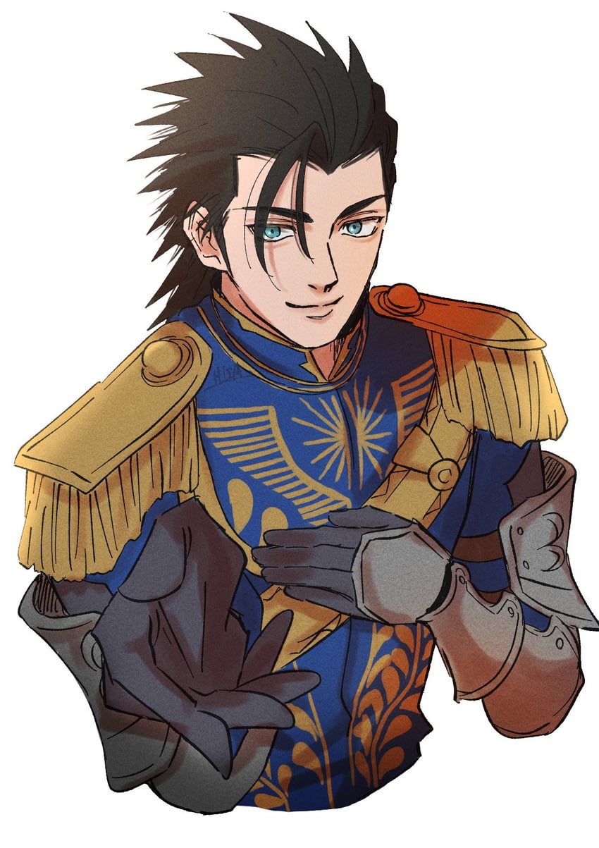 zack fair (final fantasy and 2 more) drawn by hi_ni07