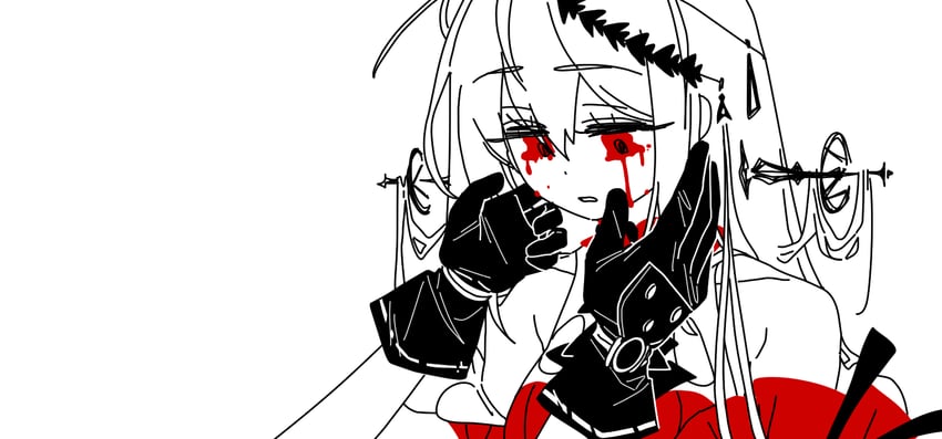 skadi and skadi the corrupting heart (arknights) drawn by xity
