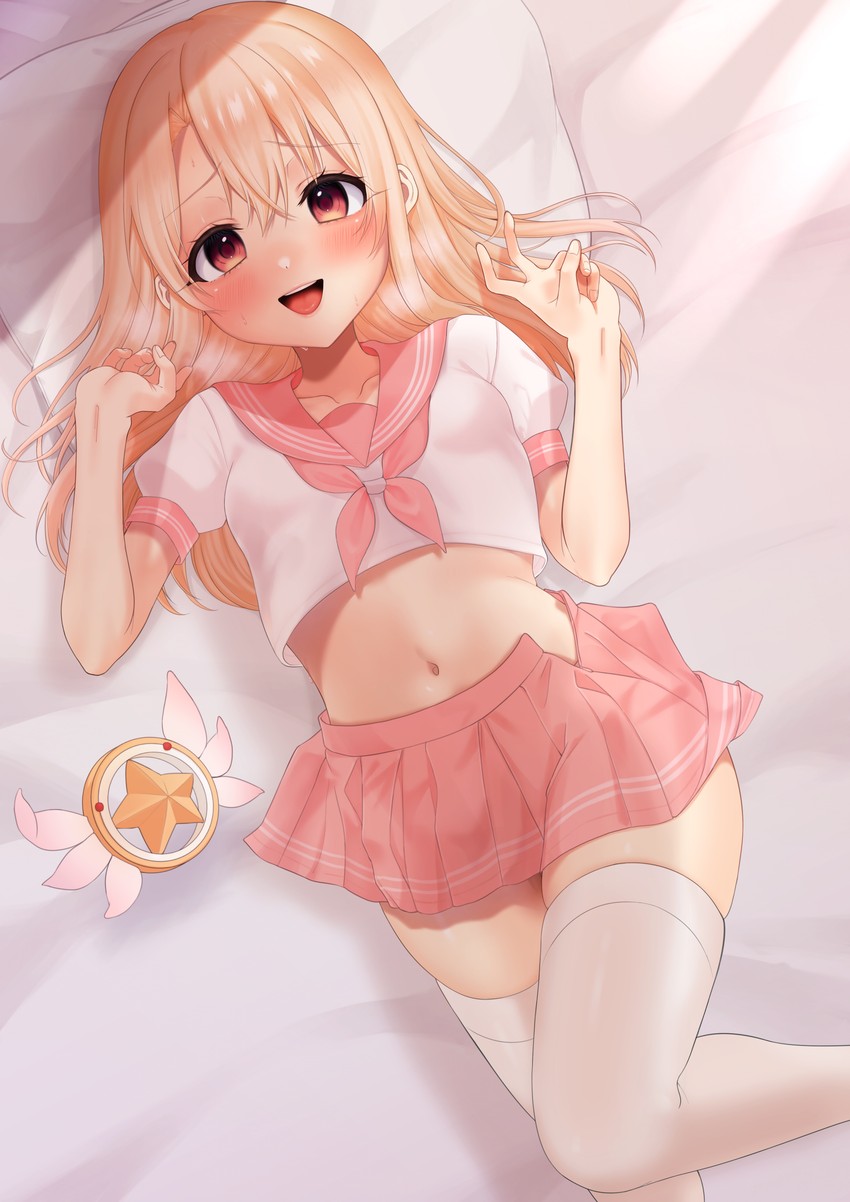 illyasviel von einzbern, astolfo, and magical ruby (fate and 2 more) drawn by takio_(kani_sama)