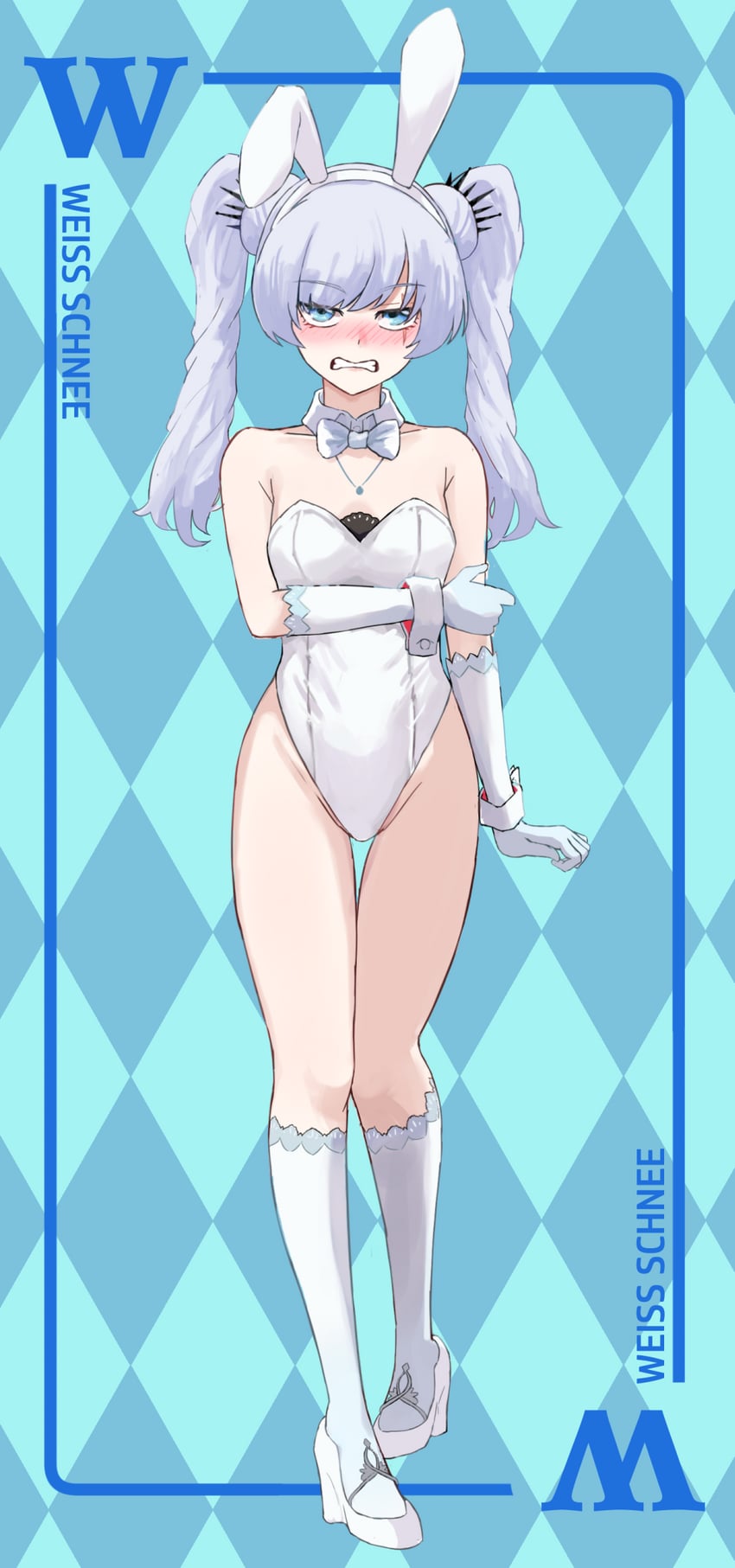 weiss schnee (rwby) drawn by ryoha_kosako