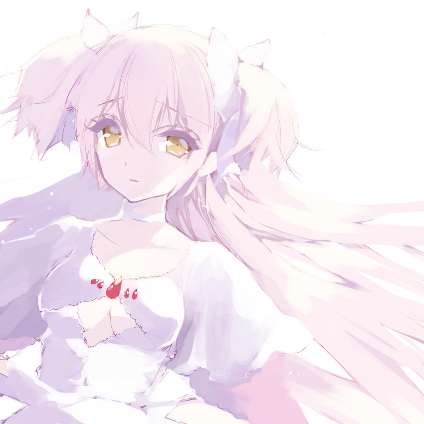 kaname madoka and ultimate madoka (mahou shoujo madoka magica) drawn by misteor