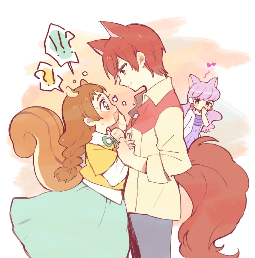 kotozume yukari, kenjou akira, and arisugawa himari (precure and 1 more) drawn by hayashi_(kanzume)
