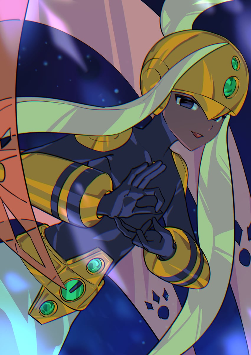 serenade (mega man and 2 more) drawn by jinsu_exe