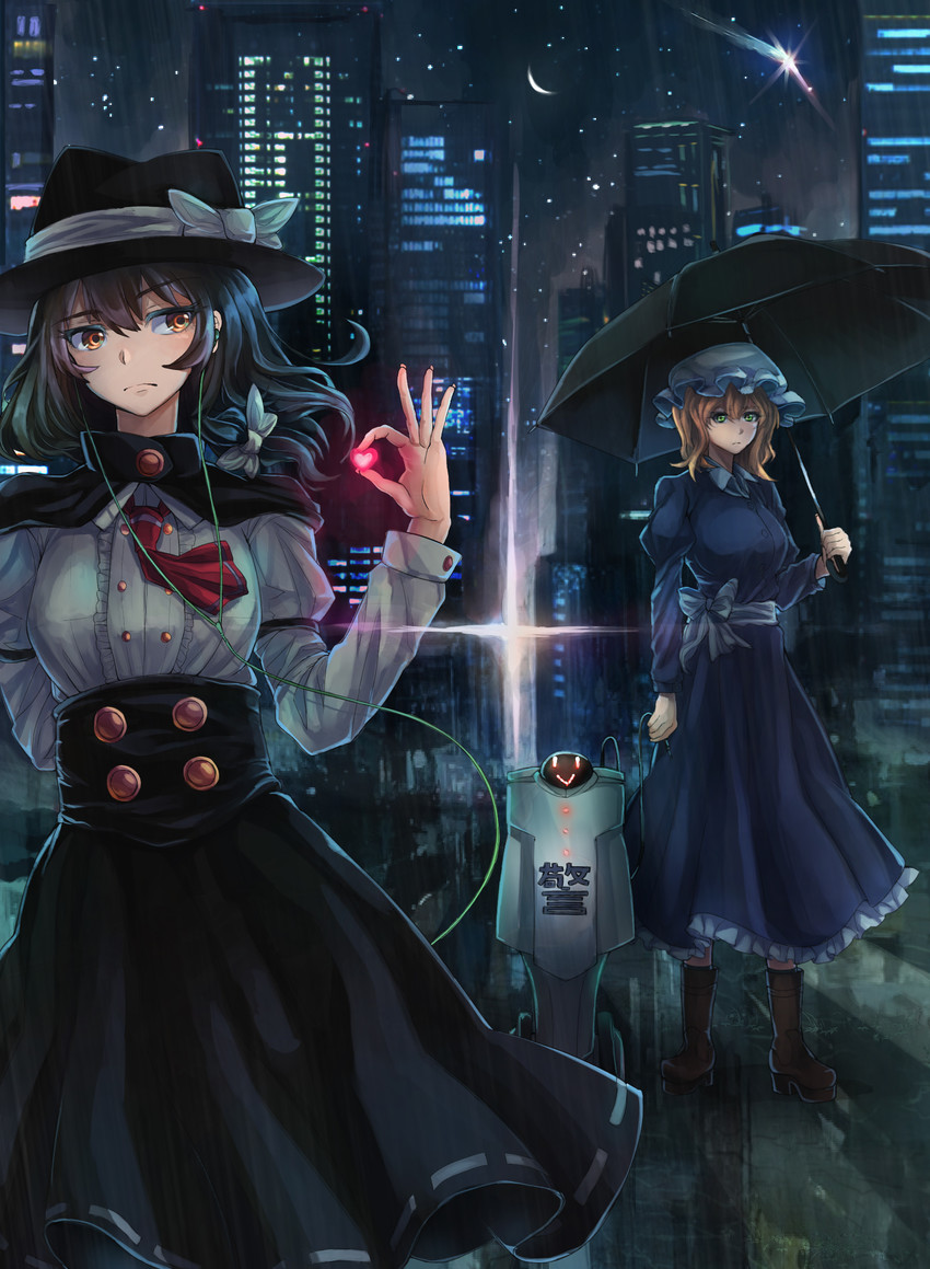 usami renko and maribel hearn (touhou) drawn by dai_(yamii)