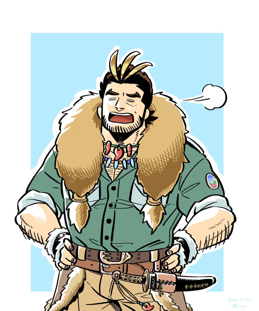 yamasachihiko (tokyo afterschool summoners) drawn by r-te_(restricted_te)