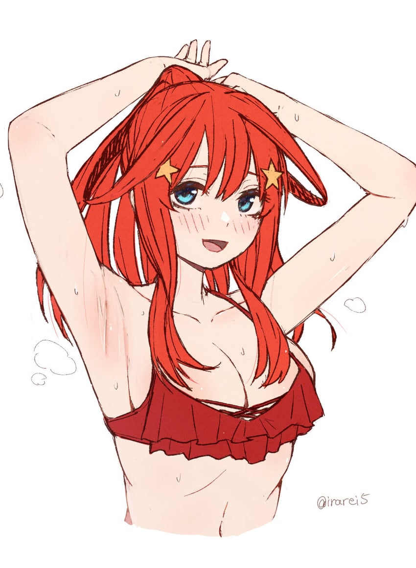 nakano itsuki (go-toubun no hanayome) drawn by irarei_(araisanblog)