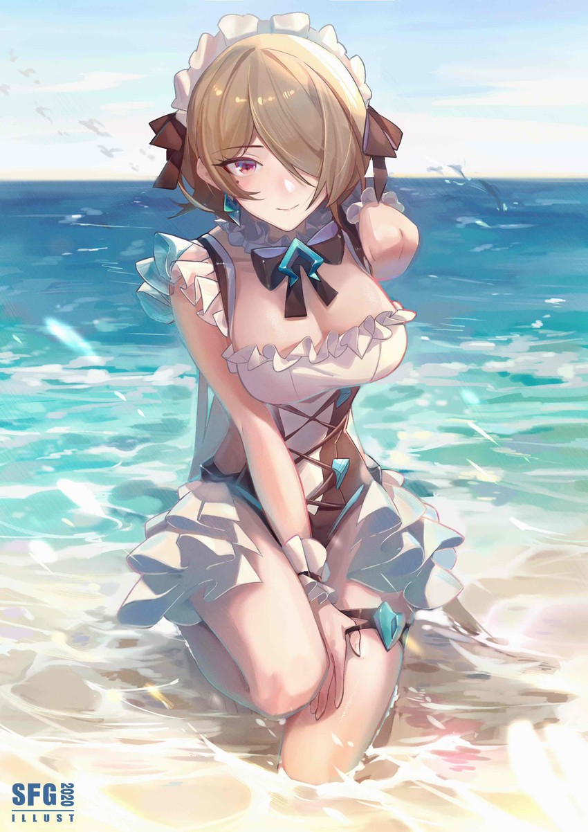 rita rossweisse (honkai and 1 more) drawn by xianyu_liang