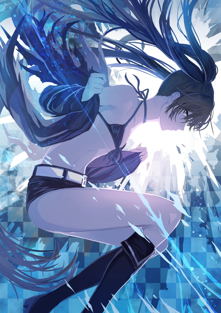 black rock shooter (black rock shooter) drawn by naru_(kts5584)