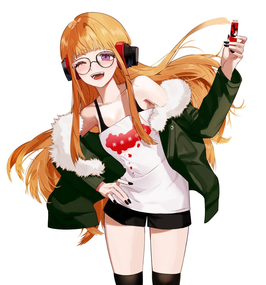 sakura futaba (persona and 1 more) drawn by selex14