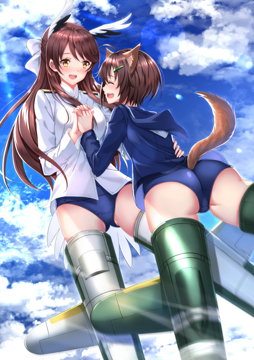 karibuchi hikari and karibuchi takami (world witches series and 1 more) drawn by swordsouls