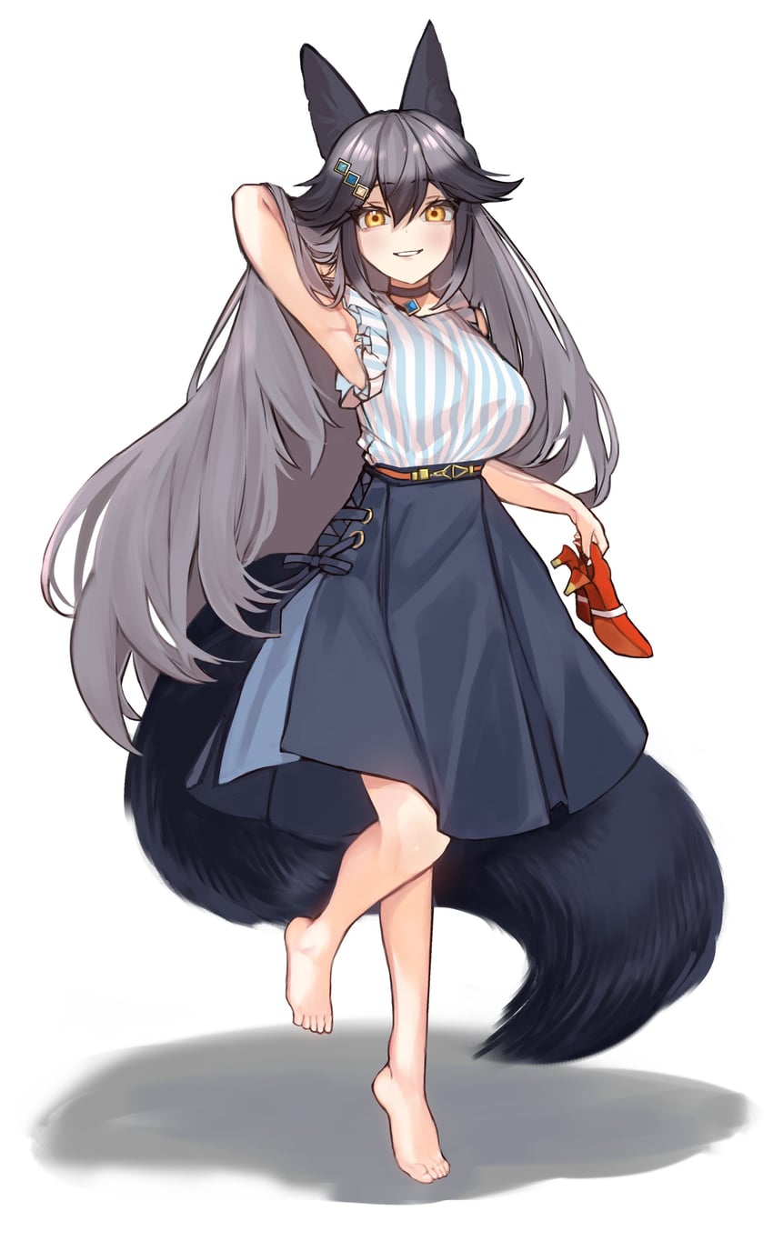 silver fox (kemono friends and 1 more) drawn by a888_n22