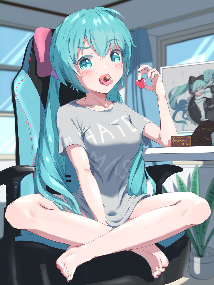 hatsune miku and magical mirai miku (vocaloid and 1 more) drawn by yukichi_(yu-ame)