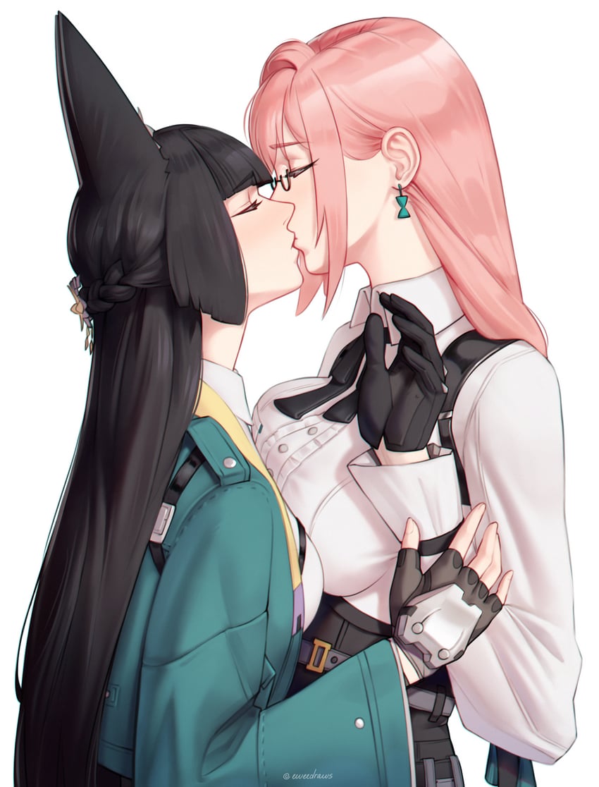 hoshimi miyabi and tsukishiro yanagi (zenless zone zero) drawn by eweedraws