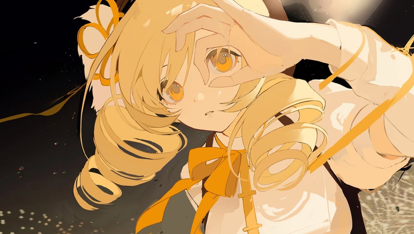 tomoe mami (mahou shoujo madoka magica) drawn by chongzhen_085