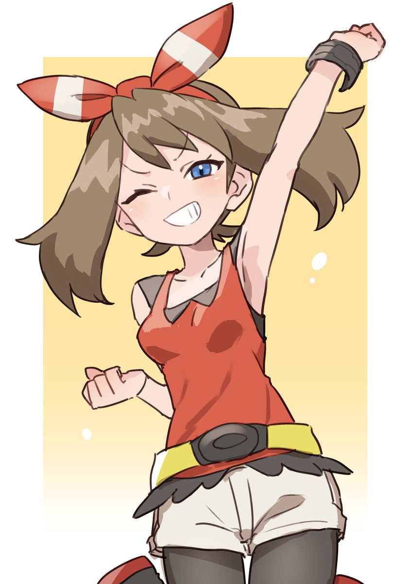 may (pokemon and 1 more) drawn by gazacy_(dai)