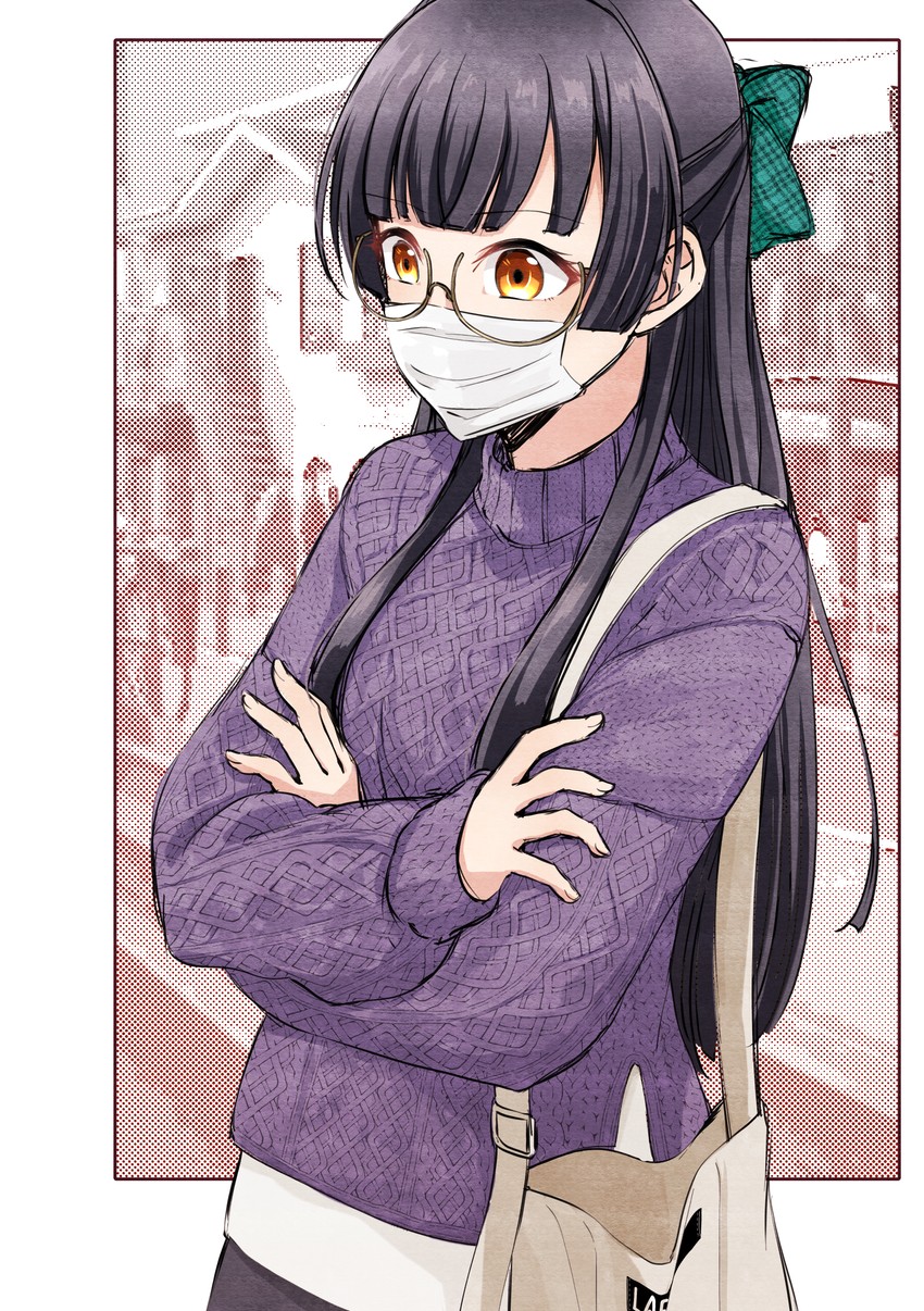mayuzumi fuyuko (idolmaster and 1 more) drawn by kotobuki_haruki