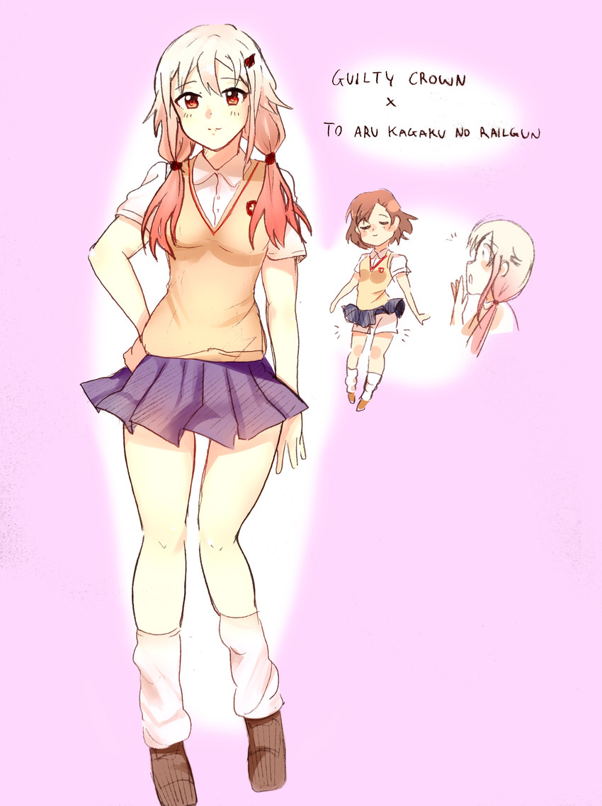 misaka mikoto and yuzuriha inori (toaru majutsu no index and 2 more)