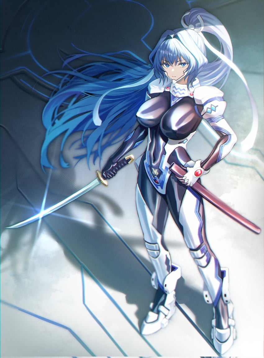 mitsurugi meiya (muv-luv and 1 more) drawn by soy_chicken