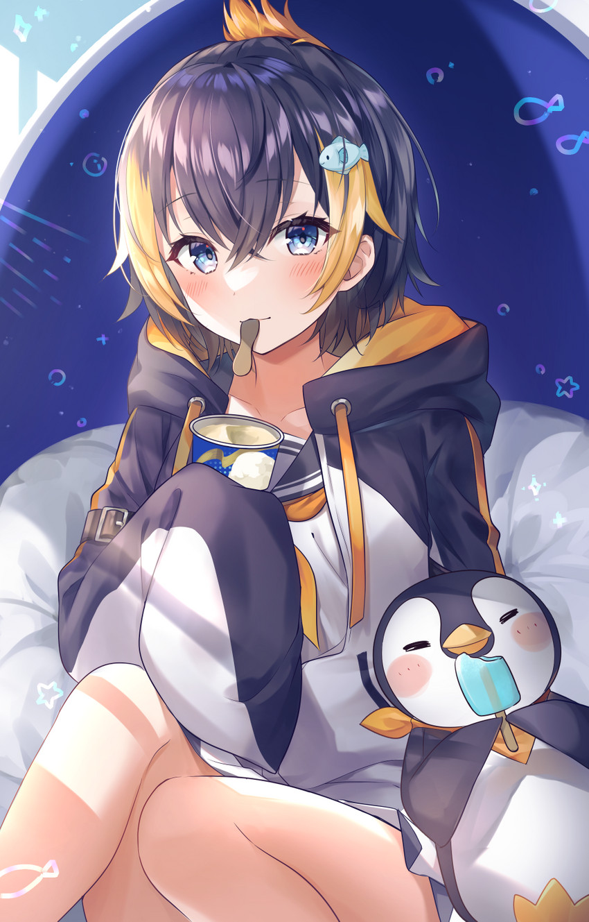 petra gurin and pentomo (nijisanji and 1 more) drawn by haruyuki_14