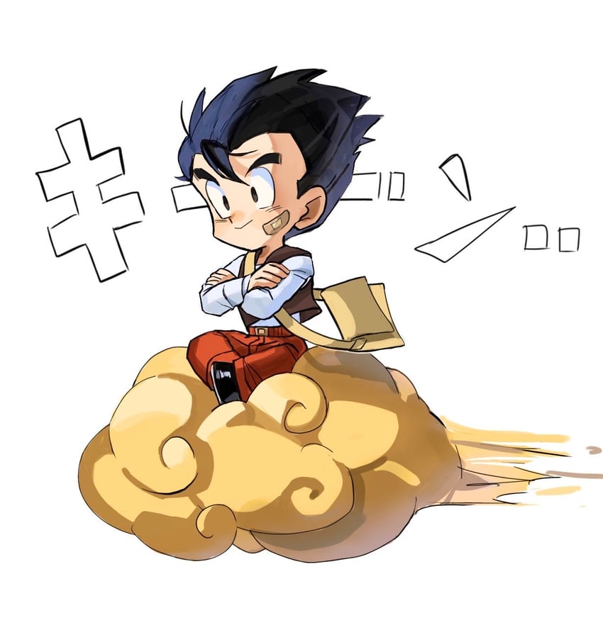 son gohan (dragon ball and 1 more) drawn by haihunn58