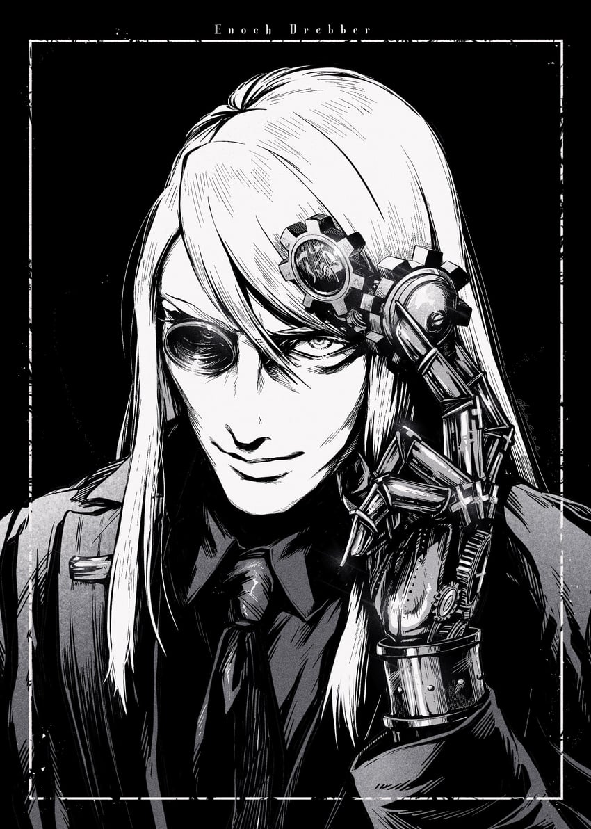 enoch drebber (ace attorney and 2 more) drawn by momochi_(bmbmomomo)