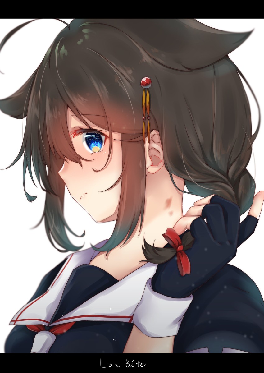 shigure and shigure kai ni (kantai collection) drawn by kazama_gorou