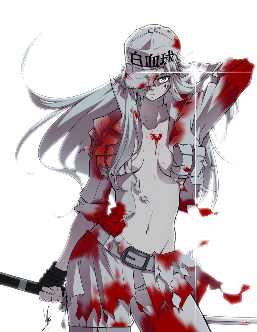 white blood cell and u-1196 (hataraku saibou and 1 more) drawn by yas_(yosiyasuyasu)
