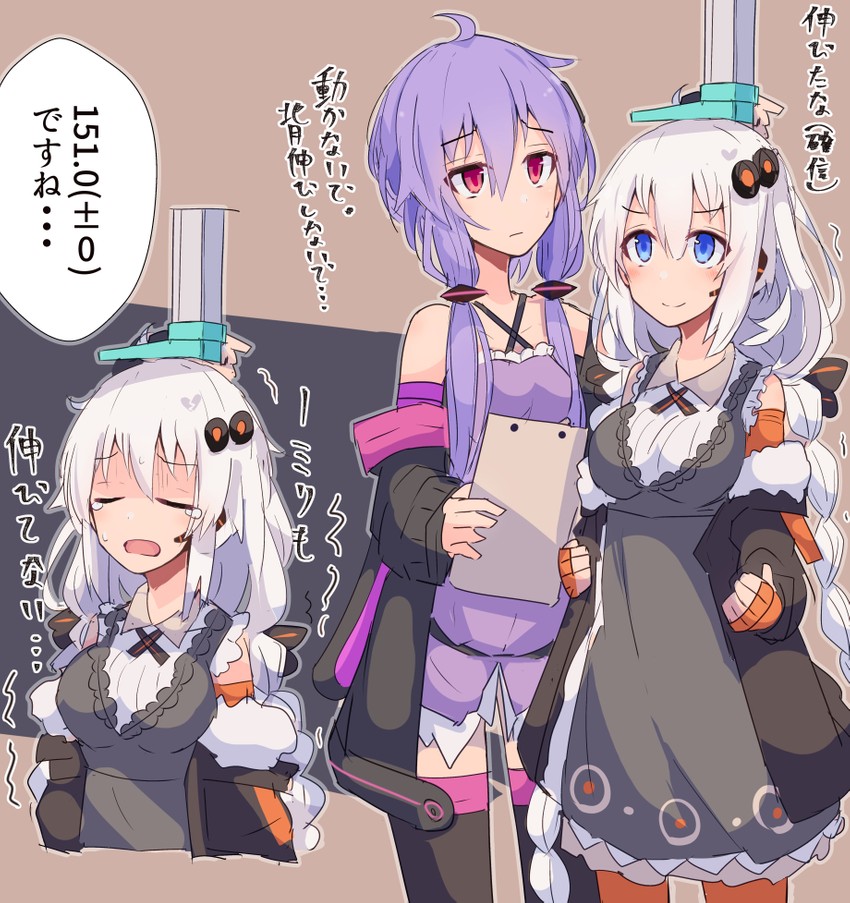 yuzuki yukari and kizuna akari (voiceroid) drawn by kujira_hebi