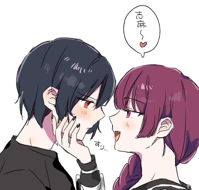 hiroi kikuri and iwashita shima (bocchi the rock!) drawn by enu_(brandnewday02)