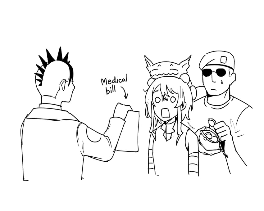 courier, noelle rutherford, craig boone, jalapeno, and julie farkas (fallout and 1 more) drawn by milramemo