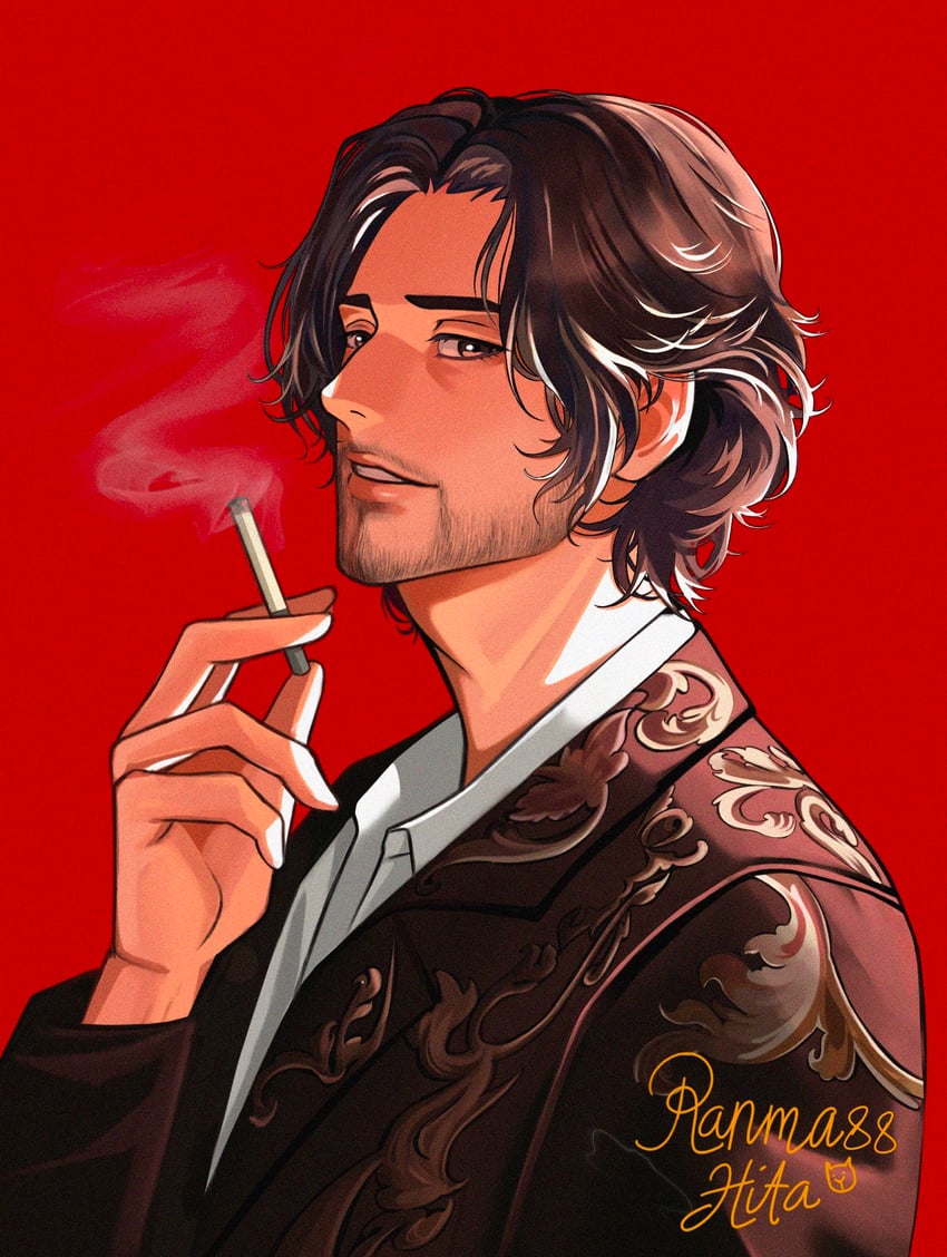 luis sera (resident evil and 1 more) drawn by ranma88hita