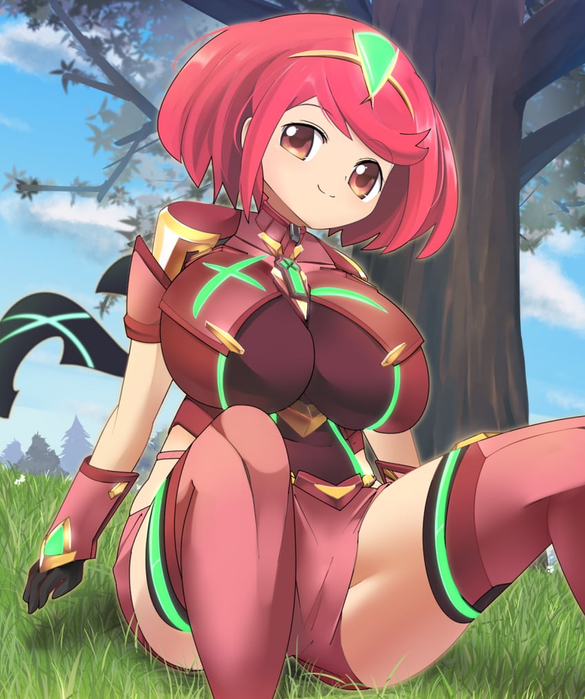 pyra (xenoblade chronicles and 1 more) drawn by lets0020