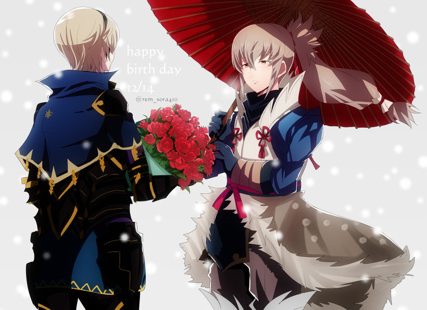 takumi and leo (fire emblem and 1 more) drawn by rem_(eyes_410)