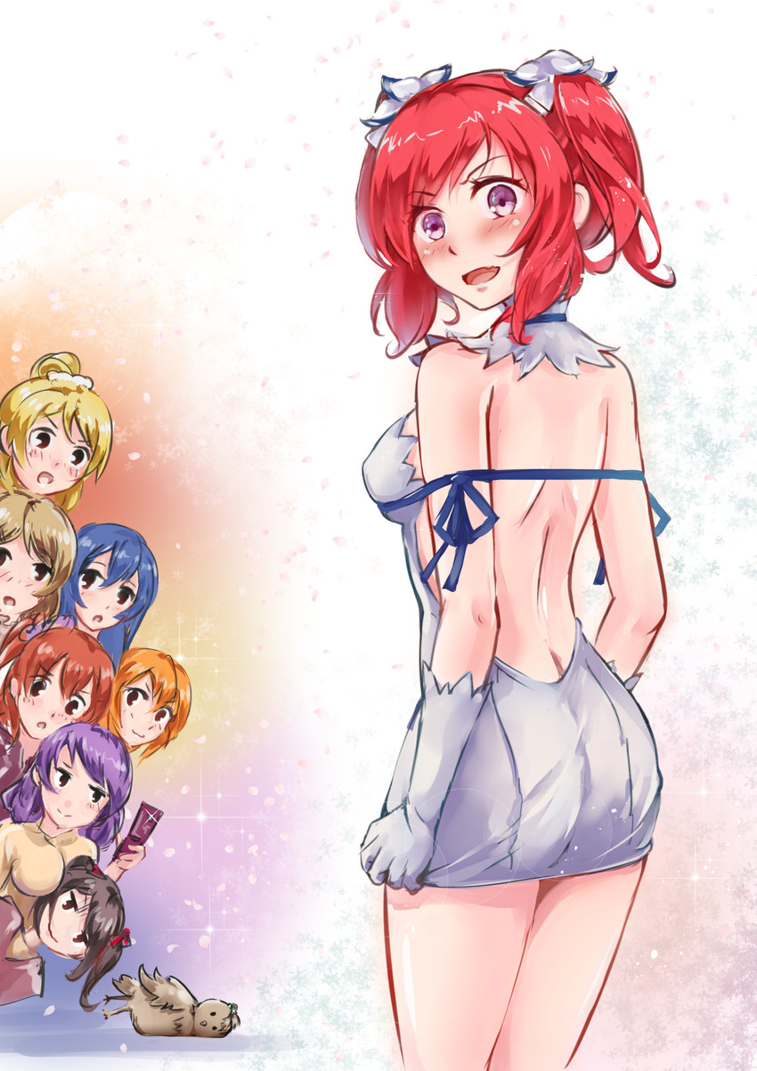 nishikino maki, tojo nozomi, sonoda umi, yazawa nico, ayase eli, and 5 more (love live! and 2 more) drawn by gavinlee