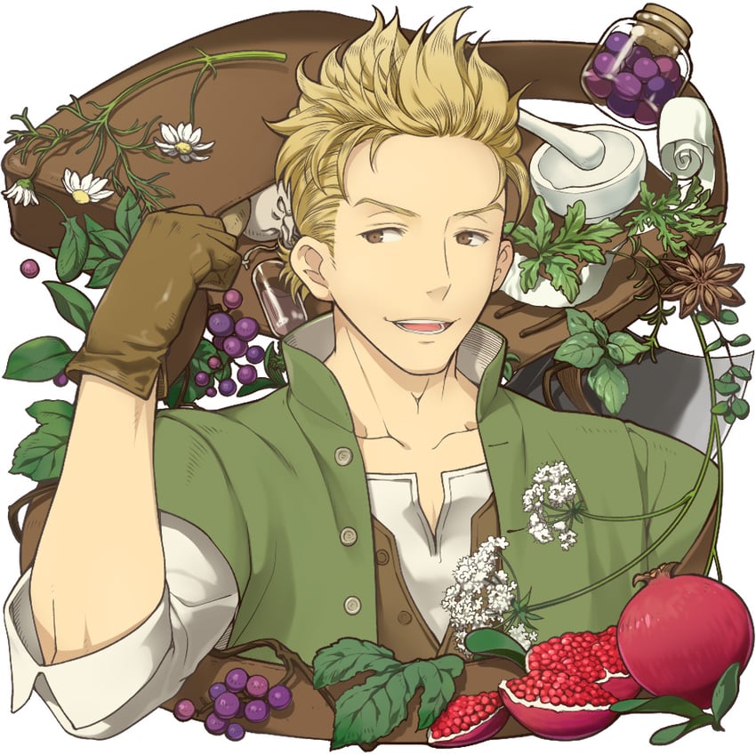 alfyn greengrass (octopath traveler and 1 more) drawn by shikimiorange