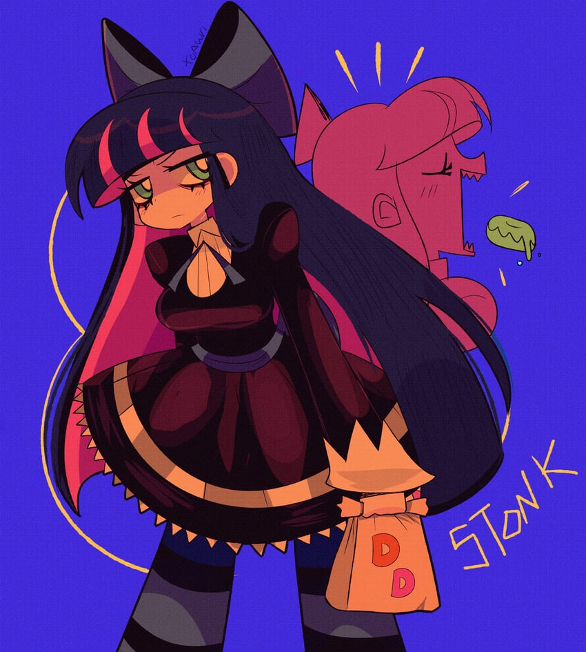 stocking (panty & stocking with garterbelt and 1 more) drawn by revauri