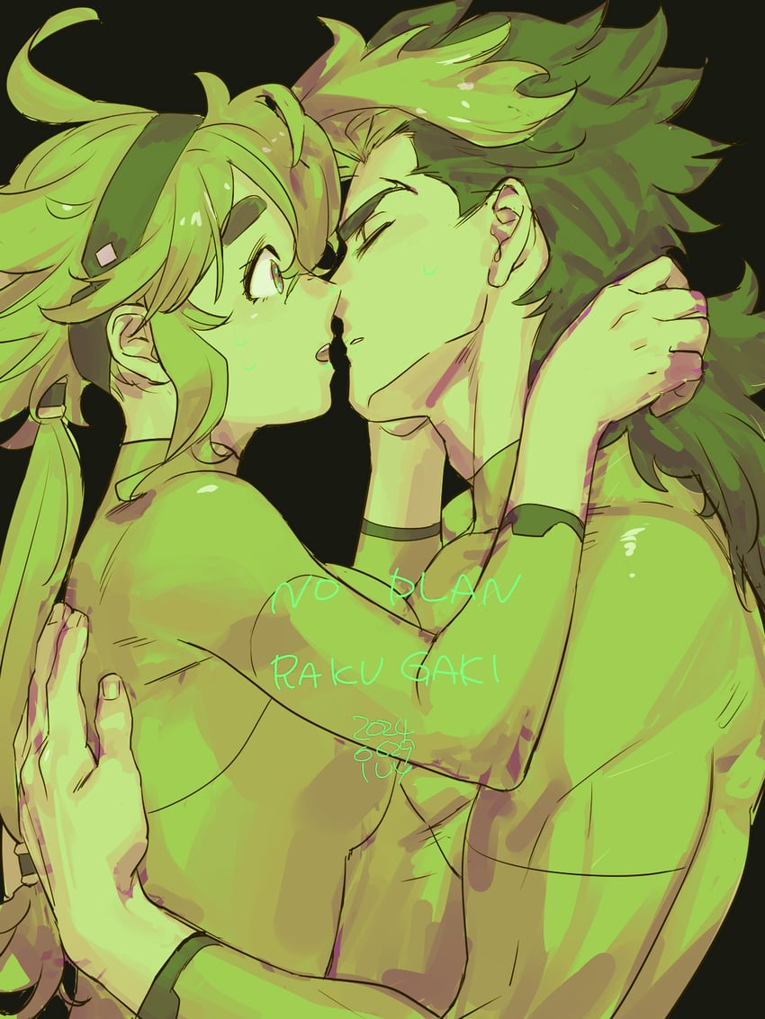 suletta mercury and guel jeturk (gundam and 1 more) drawn by ivy_hermit