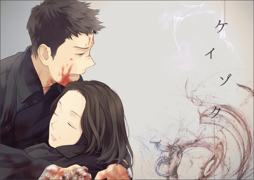 shibata jun and mayama tooru (keizoku) drawn by too_mizuguchi