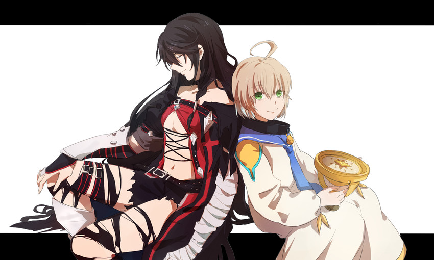 velvet crowe and laphicet (tales of and 1 more) drawn by kan_(kuronoshiori)